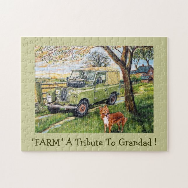 " Tribute 10x14 till Grandadpussel Pussel (Horisontell)