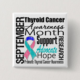 Tribute för månad för Thyroidcancermedvetenhet Knapp