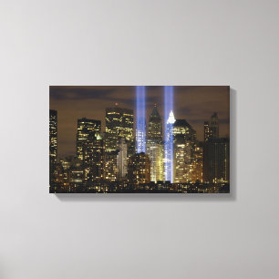 "Tribute in Light" 9-11 Memorial Canvastryck