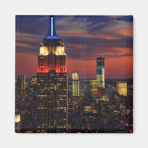 Tribute in Light Sept 11, World Trade Center ESB # Magnet