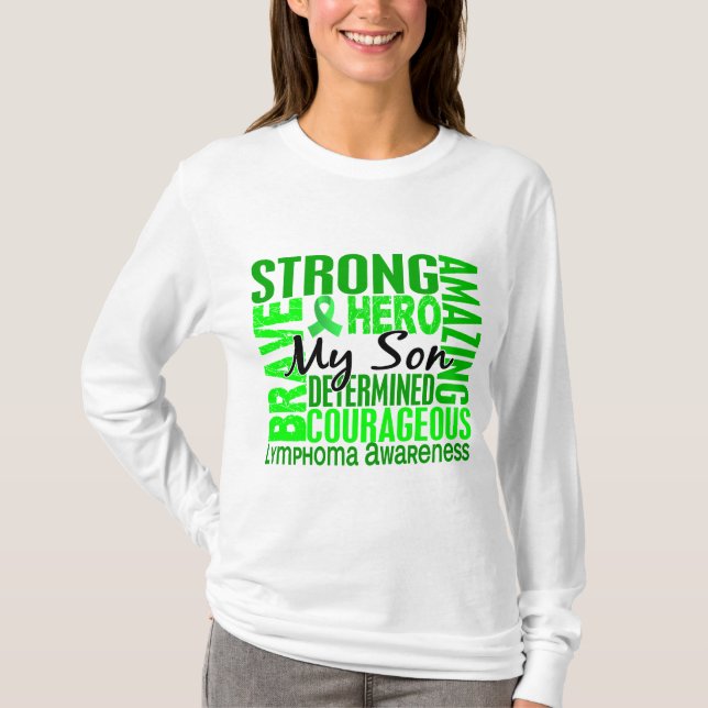 Tribute kvadrerar Sonlymfkörtelcancer Tröja (Framsida)