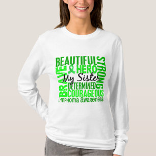 Tribute kvadrerar systerlymfkörtelcancer t-shirt