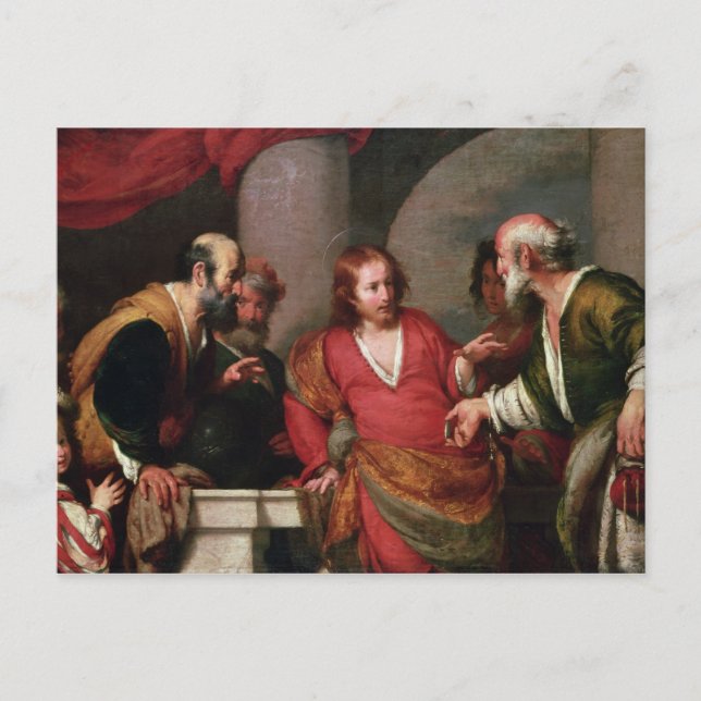 Tribute Money, 1631 Vykort (Framsida)