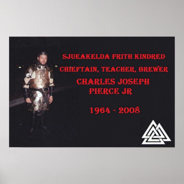 Tribute poster Charles Pierce (Framsidan)