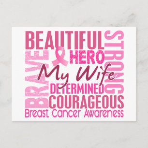 Tribute Square Breast Cancer Vykort