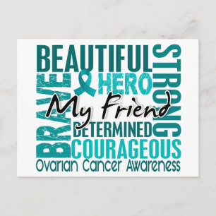 Tribute Square Friend Ovarian Cancer Vykort