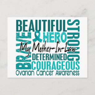 Tribute Square Mor-in-Law Ovarian Cancer Vykort