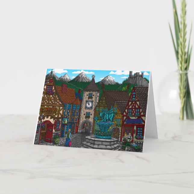 Tribute till Europahälsningkortet Kort (Framsida)