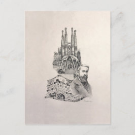 "Tribute till Gaudi ", Vykort