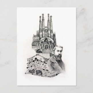 Tribute till Gaudi. Vykort