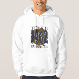 Tribute to 1962 generation anniversaire hoodie
