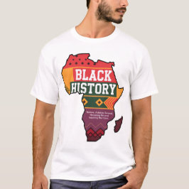 Tribute to Black History - Vibrant Afrika Karta T Shirt