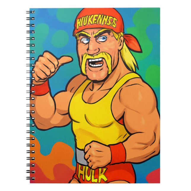 Tribute to Hulk Hogan Anteckningsbok (Framsidan)