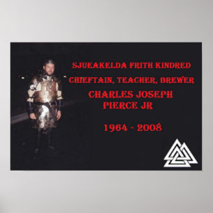 Tributeaffischen av Charles tränger igenom Poster
