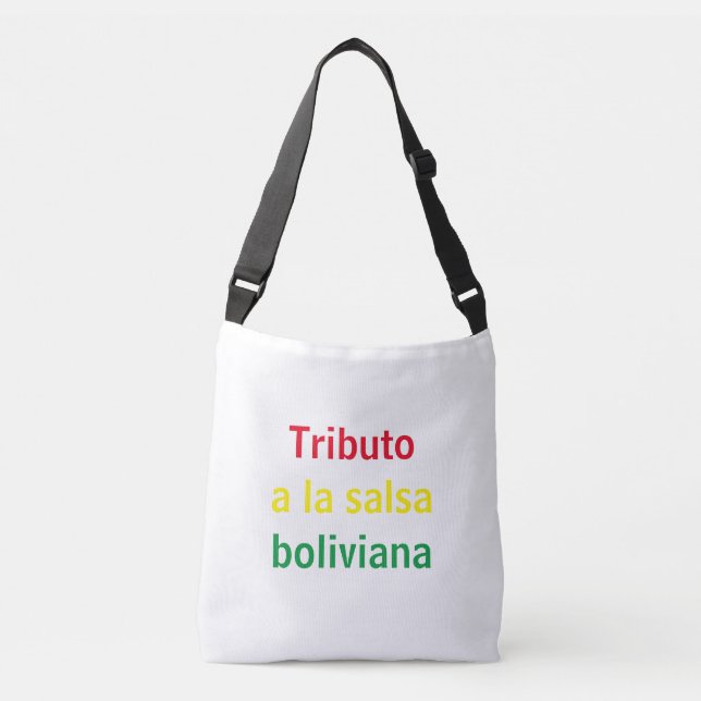 Tributo a la salsa boliviana axelväska (Framsida)