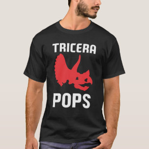 Tricera poppar den roliga gåvan för t shirt