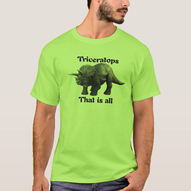 Triceratops - alla som är tröja (Framsida)