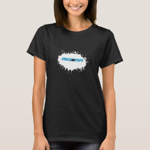 Triceratops Animal Roligt Stänk T Shirt