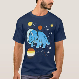 Triceratops Astronaut Gay Bear Pride T Shirt