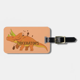 Triceratops Bagagebricka