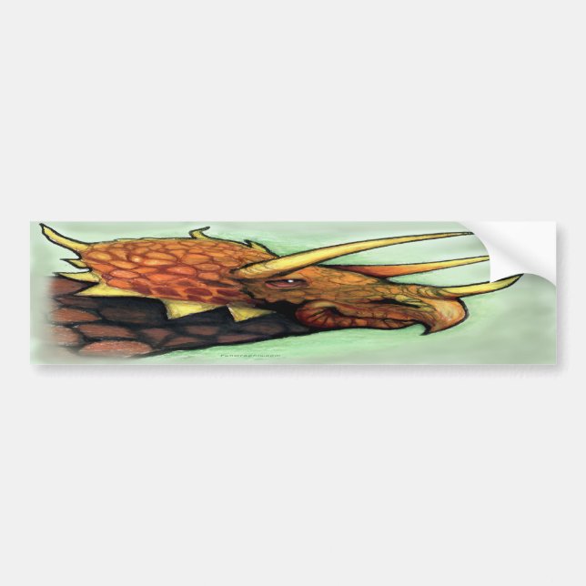 Triceratops Bildekal (Framsidan)