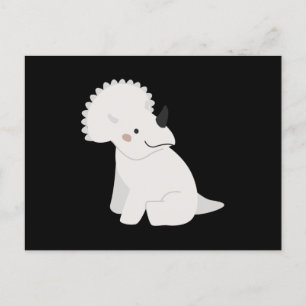 Triceratops, Cute Dinosaur Baby Vykort