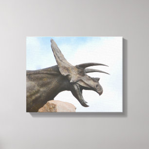 Triceratops Dinosaur Canvastryck