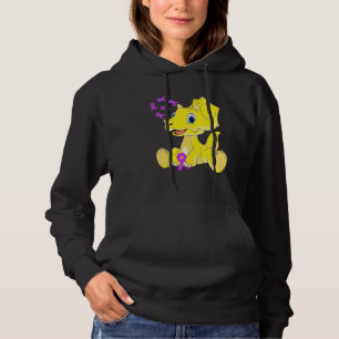 Triceratops Dinosaur Dino Band Värld Alzheimers T Shirt