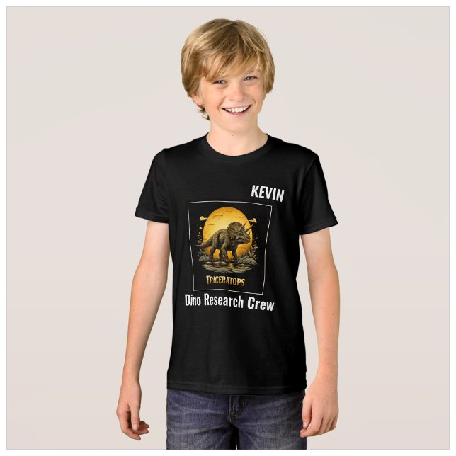 Triceratops Dinosaur Förhistorisk Måne T Shirt (Skapare uppladdad)