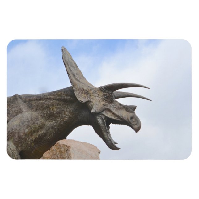 Triceratops Dinosaur Magnet (Horisontell)