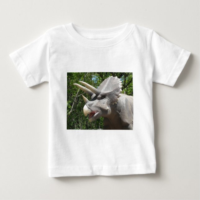Triceratops dinosaur t-shirt (Framsida)