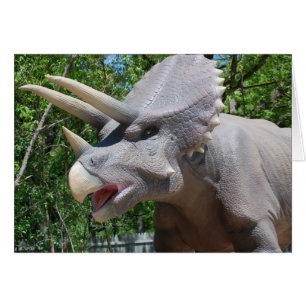 Triceratops Dinosaurs Hälsningskort