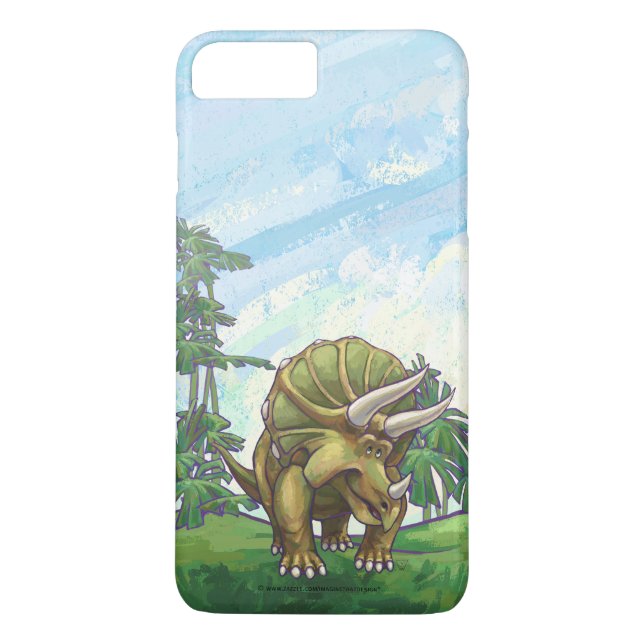 Triceratops Electronics Case-Mate iPhone Skal (Baksida)