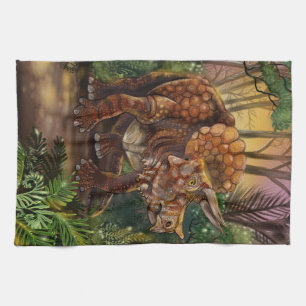 Triceratops Forest Kökshandduk