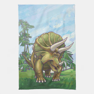 Triceratops-gåvor och tillbehör kökshandduk