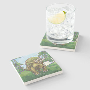 Triceratops-gåvor och tillbehör underlägg sten