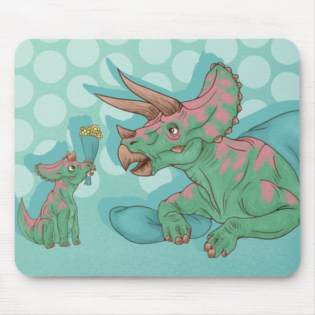 Triceratops Ge Flowers Musmatta (Framsidan)
