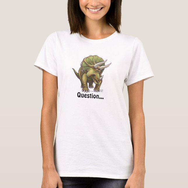 Triceratops Gifts & Suppories T-Shirt (Framsida)