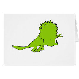Triceratops Hälsningskort