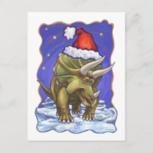 Triceratops jul helg vykort