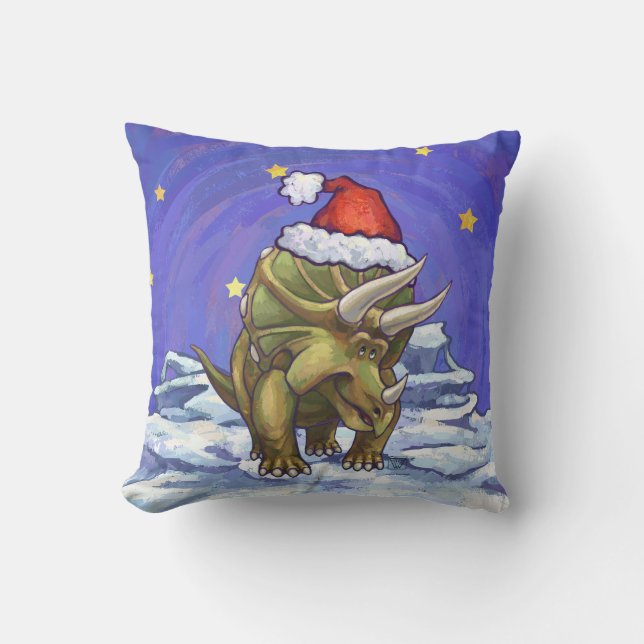Triceratops jul kudde (Framsida)
