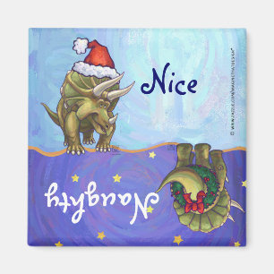 Triceratops jul magnet