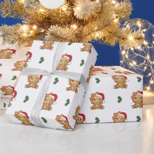 Triceratops Jul Winter Animals Helgdag Dinos Presentpapper