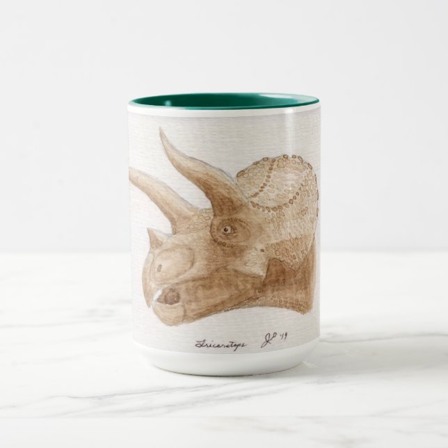 Triceratops jumbo Coffe Mugg (Center)