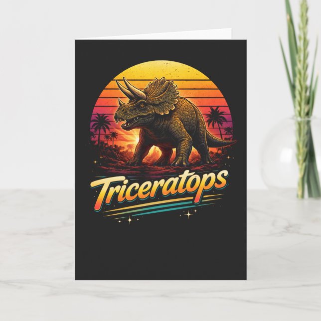 Triceratops Kort (Framsida)