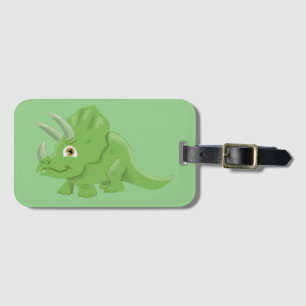 Triceratops Luggage Tag Bagagebricka