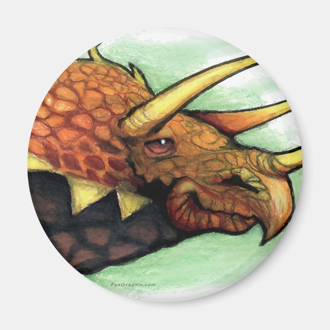 Triceratops Magnet (Framsidan)
