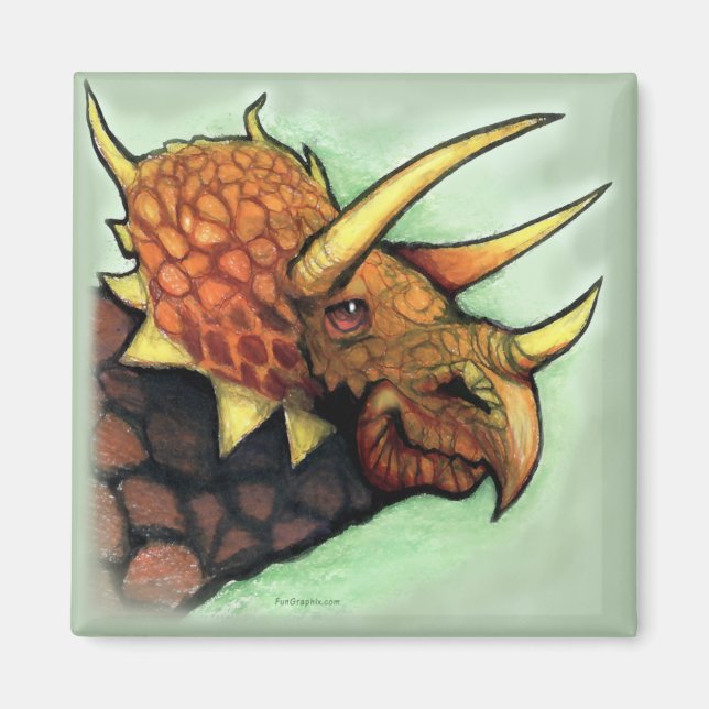 Triceratops Magnet (Framsidan)