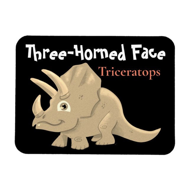 Triceratops Magnet (Horisontell)