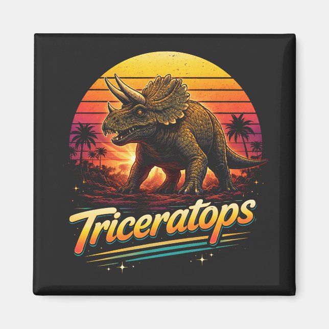 Triceratops Magnet (Framsidan)